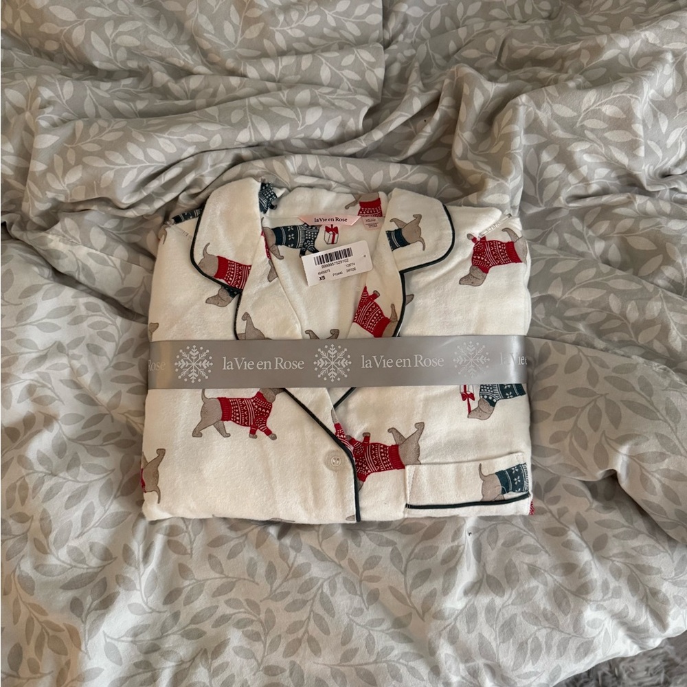 Dachshund Flannel Pajama Set